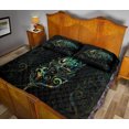 thumbnail image 4 of Juego de Cama Colcha Concha Paua Helecho Plata Claro, 4 of 5