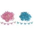 thumbnail image 4 of GUOOL 100 Pink Mini Butterfly Angel Wing Confetti Sprinkle Party Decor DIY, 4 of 9