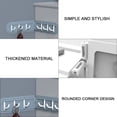 thumbnail image 4 of Scienceny Ganchos autoadhesivos para bolsas de toallas montados en la pared, colgador de almacenamiento multiusos para abrigos resistentes, accesorio para Herramientas y ferretería Gris Scienceny TO009238-03B, 4 of 6