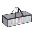 thumbnail image 1 of Birdeem Sac Organisateur de Vêtements Transparent, Fermeture Éclair Robuste, Design Transparent pour Garde-Robe, Placard, sous-Lit, Grande Capacité, 1 of 7