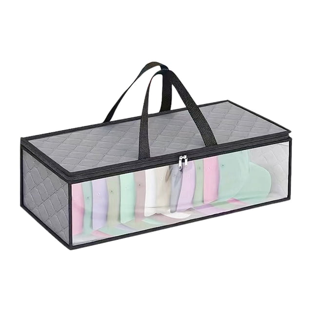 Birdeem Sac Organisateur de Vêtements Transparent, Fermeture Éclair Robuste, Design Transparent pour Garde-Robe, Placard, sous-Lit, Grande Capacité