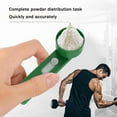 thumbnail image 4 of Multipurpose Scoop with Built-In Funnel, Powderpal Mess-Free Powder Scoop, Mess Free Measuring Funneler Sliding Spoon, For Ground Coffee, Protein Powder, Tea (2*Green), 4 of 10
