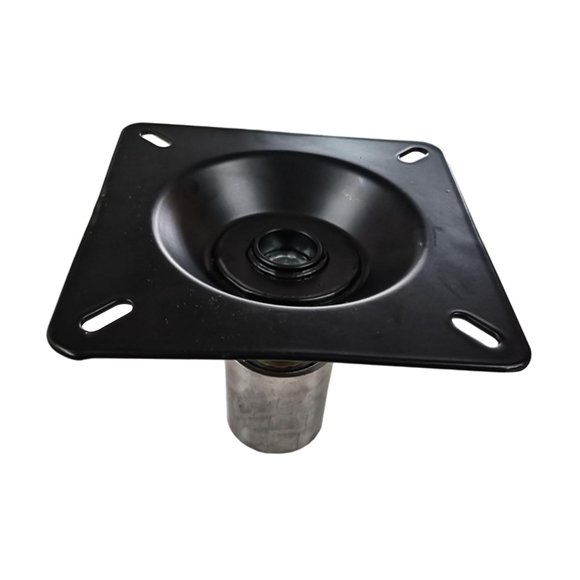 Placa giratoria placa giratoria de silla de silla reclinable negra Base giratoria, 360 grados giratorios de servicio pesado