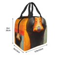 thumbnail image 3 of Fotbe Colorful Painted Duck Bolsa Térmica con Estampado y Forro de Aluminio Grueso Bolsa de Almuerzo con Bolsillo Frontal para Hombres y Mujeres, Ideal para Trabajo, Escuela, 3 of 8