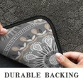thumbnail image 6 of Gray Floral Mandala and Leaf Pattern Door Rugs,Washable Non Slip Door Mats Indoor,Decorative Door Mats,Entry Mat Indoor for Entrance,Bedroom,Kitchen,Bathroom,30"x17", 6 of 6