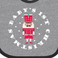 thumbnail image 4 of Inktastic 1st Christmas Baby Nutcracker Soldier Boys or Girls Baby Bib, 4 of 4