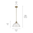thumbnail image 3 of 43912NBR Kichler Lighting Avery - 1 Light Pendant-11 Inches Tall and 14 Inches Wide-Natural Brass Finish, 3 of 4