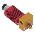 thumbnail image 2 of 3D Printer Extruder Head, Wear Resistant  Compatibility Fast Cooling Metal Hotend Kit With 0.4mm Nozzle For ABS Nylon Filaments Red,Silver, 2 of 8