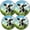 Black0657, variant on Electric Stove Burner Covers, Set of 4, Round Burner Cover,8 and 10 Inch,Beautiful Hummingbird And Hibiscus