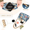 thumbnail image 2 of FORMRS Womens Shoulder Bag with Chain Strap Clutch Purse Cute Tote Handbag, Blue Cute Train Pattern, 2 of 7