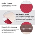 thumbnail image 2 of HGmart Polyester Burgundy Strips 7-piece bedding set Q, 2 of 5