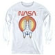 Trevco NASA149-YL-4 T-Shirt à Manches Longues NASA & Shuttle Circle-Youth&44; Blanc - Extra Large – image 1 sur 1