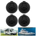 thumbnail image 4 of Round Deck Lock,  Latch ABS Plastic Black Anticorrosion  For Yacht For Boat For RV Trailer, 4 of 8