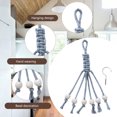 thumbnail image 4 of Contenedores Cesta de frutas con hamaca para colgar frutas con ganchos debajo del gabinete (gris 21 cm) JShteea Libre de BPA, 4 of 8