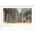 thumbnail image 2 of Art.com Colorized Wall Street Scene, New York City Art Print, White Frame Wall Art, 44" x 32", 2 of 5