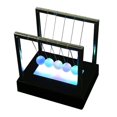 thumbnail image 1 of Cradle Balance Ball Pendulum Perpetual Instrument Glowing Physical Toy Home Office Ornament, 1 of 9