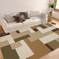 thumbnail image 4 of 1PC Geometric Pattern Area Rug Local Carpet, Lightweight Washable Easy-to-Manage Carpet Mat Festival Gift, Suitable for Living Room, Bedroom, Office, Dining Room, Balcony, Room Accessories, 4 of 10