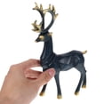 thumbnail image 2 of 2 Pcs Elk Ornaments Statue Garden Sculpture Origami Paper Resin Crafts Animal Design Adornment Set, 2 of 6