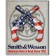 thumbnail image 1 of Signs 4 Fun SIG1465 Smith & Wesson American Born - Cartel de chapa de metal, color gris, 1 of 1
