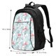 thumbnail image 5 of Disketp Tropical Flamingo Mochila de Viaje Estampada para Laptop con Puerto de Carga USB, Mochila Impermeable para Computadora – Regalo para Hombres y Mujeres, 5 of 7