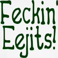 thumbnail image 3 of CafePress - Feckin' Eejits! Ringer T - 100% Cotton Ringed T-Shirt, 3 of 4