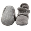 Zutano Unisex Fleece Baby Booties, Baby Slippers, Baby Shoes with No Slip Gripper Bottoms Grey 12 Months Infant