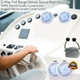 thumbnail image 3 of Pyle PLMRS53WL 5.25 Inch Waterproof Low Profile Marine Speakers, White (2 Pack), 3 of 6