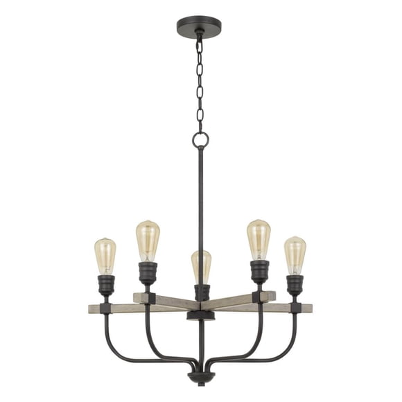60W X 5 Sion Metal Chandelier