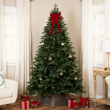 Northlight Real Touch™ Pre-Lit Ashburn Pine Artificial Christmas Tree - 6.5' Warm White LED