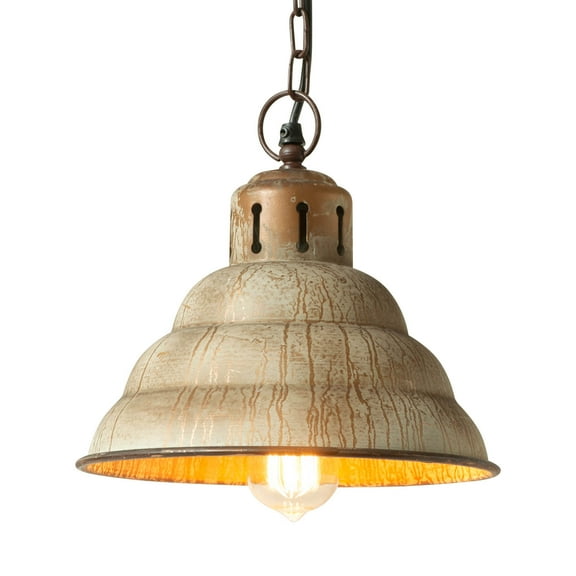 Irvins Country Tinware Vintage Verdegris Pendant