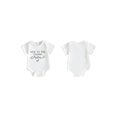 thumbnail image 2 of Miaouyo Baby Boys Summer Rompers Letter Print Crew Neck Short Sleeve Bodysuits, 2 of 9