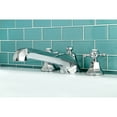 thumbnail image 2 of Kingston Brass Roman Tub Faucet, Brushed Nickel, Deck Mount KS4308BX, 2 of 3