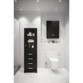 thumbnail image 3 of Water Creation Madison 33" Solid Hardwood Medicine Cabinet in Espresso/Chrome, 3 of 4