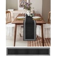 thumbnail image 6 of Table Runners 108 Inches Long Dress Scarves, Black Retro Greek Key Farmhouse Coffee/Dining/Kitchen Table Runner for Living Room, Greece Ancient Rustic Geometric 13x108 Inch, 6 of 7