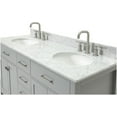 thumbnail image 5 of Ariel H061DCW2OVOGRY Bristol 61" Free Standing Double Oval Basin Vanity Set - Grey, 5 of 7