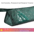 thumbnail image 5 of Multiple Hair Tools Travel Bag for Hair Dryer, Large Capacity Hair Tool Organizer for Travel, Portable Carrying Case, Green, 5 of 13