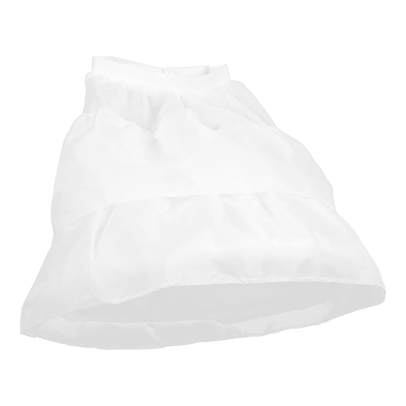 Luxshiny White Short Petticoat Underskirt Lightweight Gauze Fabric Adds Volume to Dress