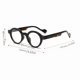 thumbnail image 2 of Gafas de lectura redondas vintage de gran tamaño, paquete de 3 for hombres y mujeres, lectores retro de policarbonato con dioptrías de +1,00 a +4,00, marcos de carey verde marrón negro, 2 of 4