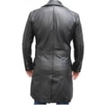 thumbnail image 3 of Brown Leather Biker Jacket Mens Brown Leather Jacket Cafe Racer Leather Motorcycle Jacket Bike Leather Jackets Brown Motorcycle Jacket size XXXS, 3 of 4