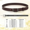 thumbnail image 4 of 2 Pack Women Leather Belts for Jeans Fashion Ladies Black Brown Waist Belt, 4 of 10