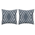 thumbnail image 1 of Fundas de cojín boho para exteriores, cojín geométrico para patio y jardín, juego de 2, 18 x 18 pulgadas, 1 of 5