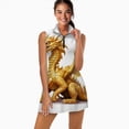 thumbnail image 2 of Golden Dragon Illustration Sports Dresses Women Tennis Dress Outdoor Badminton Golf Quick-Drying And Breathable Sports Dress, 2 of 4