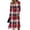 Red, variant on BOMYJESK Womens Summer Dresses Sexy V Neck Lightweight Breathable a Line Dress Flowy Ruched Vintage Elegant Office Dress Gray L