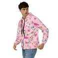 thumbnail image 4 of Lsque Sanrio for Mens Full-zip Hoodie, Zip-up Pullover Hooded Sweatshirt, Kangaroo Pocket Hoodie Ideal for Daily Wear, Travel, and Home-Medium, 4 of 8