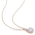 thumbnail image 3 of Everly Women's 3.25CT TGW Opal and Topaz Yellow Gold Plated Pendant, 3 of 8
