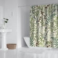 thumbnail image 2 of Waterproof Beautiful Colorful Floral Shower Curtain 72x72 Inch Boho Style Polyester Unique Shower Curtain for Bathroom Hotel Home Decor with 12 Plastic Hooks, 2 of 5