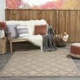 thumbnail image 4 of Nourison Easy Care Indoor/Outdoor Natural Beige 5' x 7' Area Rug, (5x7), 4 of 10