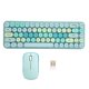 thumbnail image 2 of Ratón del Teclado del Juego, Retro Lindo 68 Teclas USB Keyboard Mouse 2.4G Inalámbrico para la Oficina, 2 of 7