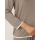 thumbnail image 5 of Conjuntos de lounge para mujeres INSPIRE CHIC, camisetas de manga larga con pantalones, conjuntos de pijama M color caqui, 5 of 6