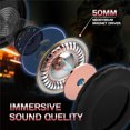 thumbnail image 2 of ONIKUMA K11 Gaming Headset 3D Surround Sound Noise Canceling Mic LED Light Soft Earmuffs For Xbox One Controller PS4 PC Laptop Mac Games, 2 of 5
